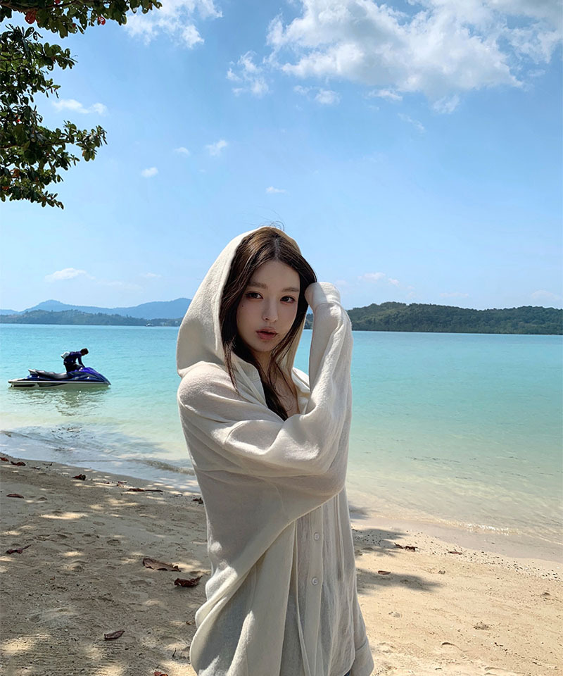 스프링 루즈핏 후드 셔츠 대표 이미지